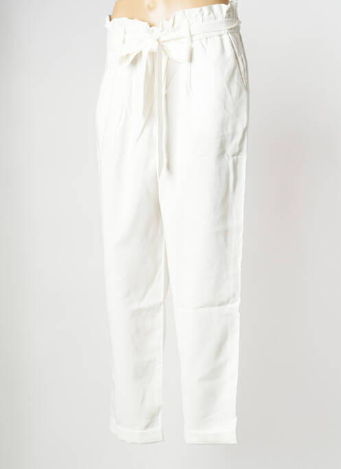 Pantalon droit blanc MORGAN pour femme