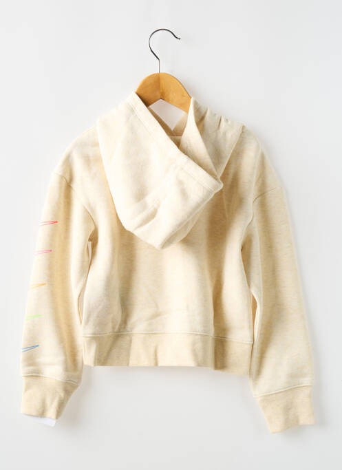 Sweat-shirt à capuche beige NIKE pour fille