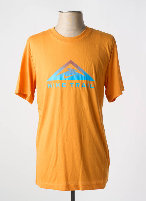 T-shirt orange NIKE pour homme