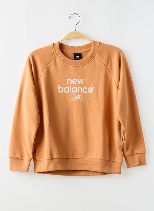 Sweat-shirt marron NEW BALANCE pour enfant