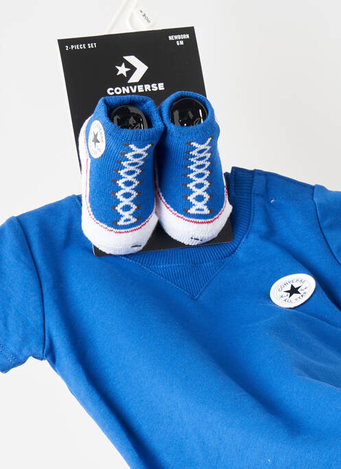 Combishort bleu CONVERSE pour enfant