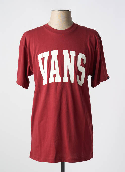 T-shirt rouge VANS pour homme