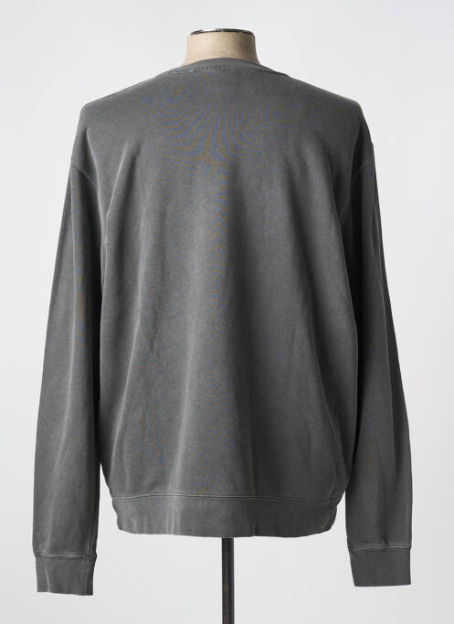 Sweat-shirt noir PIZZA SKATEBOARD pour homme