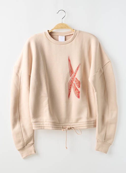 Sweat-shirt beige REEBOK pour femme