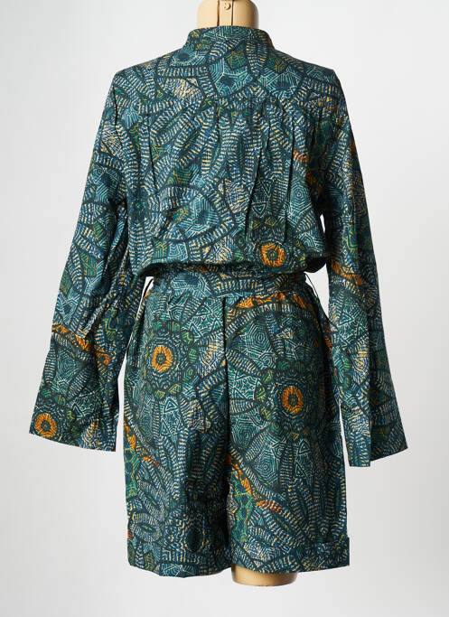 Combishort vert LA FEE MARABOUTEE femme