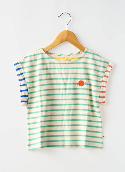 T-shirt vert ARSENE ET LES PIPELETTES pour fille