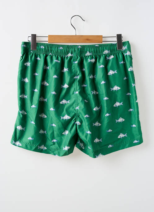 Short de bain vert SELECTED pour homme