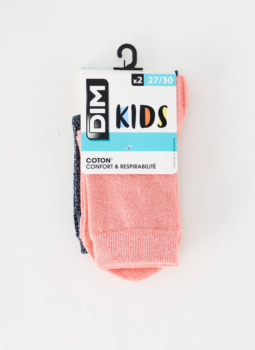 Chaussettes rose DIM pour fille