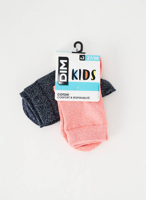 Chaussettes rose DIM fille