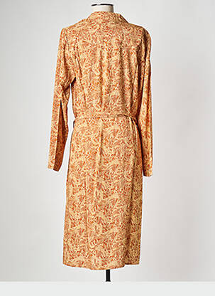 Robe courte col v marron BONOBO femme