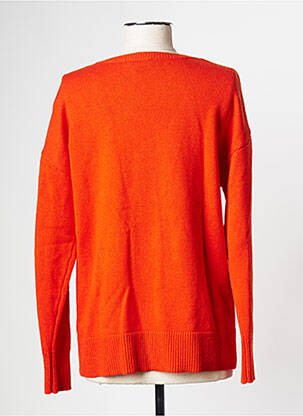 Pull col v orange CAROLL femme