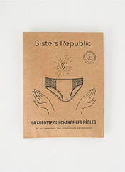 Culottes-menstruelles noir SISTERS REPUBLIC pour femme seconde vue