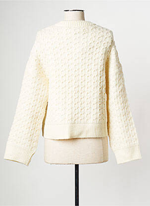 Pull col rond beige VERO MODA femme