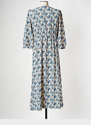Robe courte col v bleu BONOBO femme
