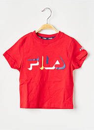 T-shirt col rond rouge FILA enfant