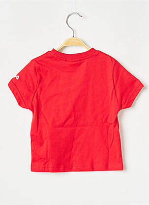 T-shirt col rond rouge FILA enfant
