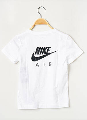 T-shirt col rond blanc NIKE garçon