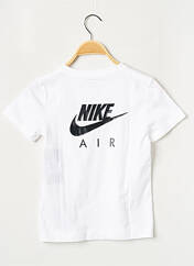 T-shirt blanc NIKE pour garçon seconde vue