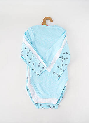 Body lingerie col rond bleu DIM enfant