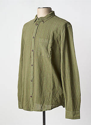 Chemise manches longues vert ELEMENT homme