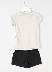 Ensemble short gris NIKE pour fille seconde vue