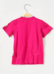 T-shirt rose ADIDAS pour enfant seconde vue
