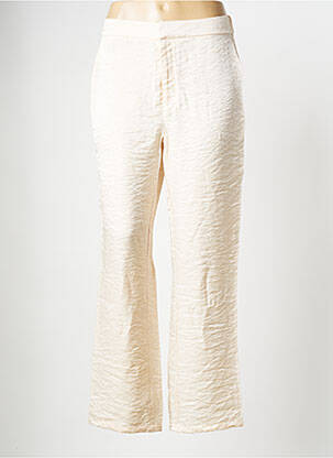 Pantalon large beige OBJECT femme