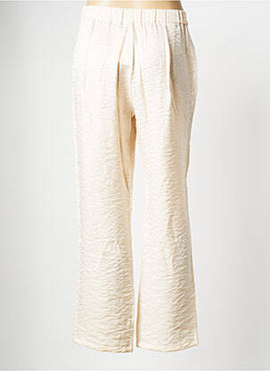 Pantalon large beige OBJECT femme