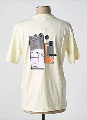T-shirt col rond beige FILA homme