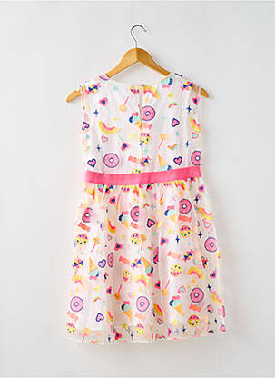 Robe mi-longue col rond multicolore BILLIEBLUSH fille