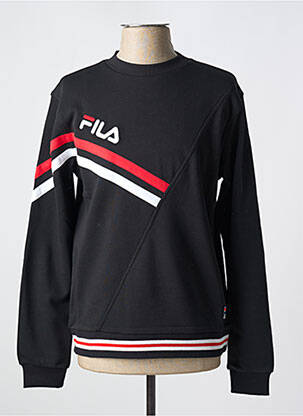 Sweat-shirt col rond noir FILA homme