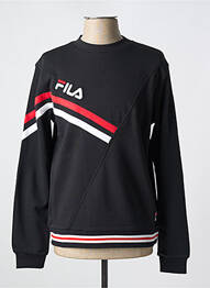 Sweat-shirt col rond noir FILA homme