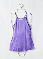 Top violet THINKING MU pour femme seconde vue