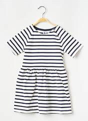 Robe mi-longue blanc PETIT BATEAU pour fille seconde vue