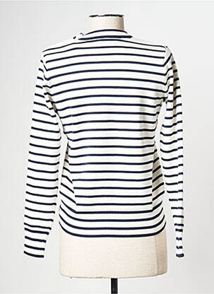 Sweat-shirt blanc PETIT BATEAU femme