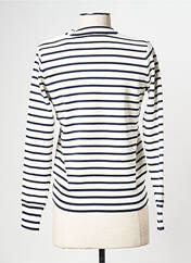 Sweat-shirt blanc PETIT BATEAU pour femme seconde vue