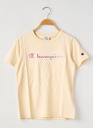 T-shirt beige CHAMPION pour fille