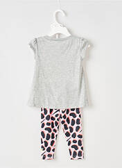 Ensemble de sport gris NIKE pour fille seconde vue