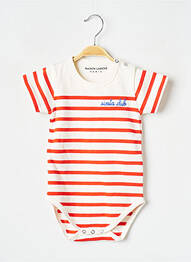 Body lingerie col rond rouge MAISON LABICHE fille