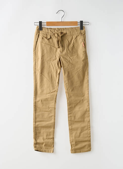 Pantalon slim beige TAPE À L'OEIL pour garçon