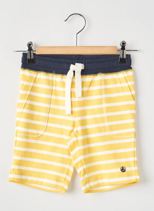 Bermuda jaune PETIT BATEAU pour garçon