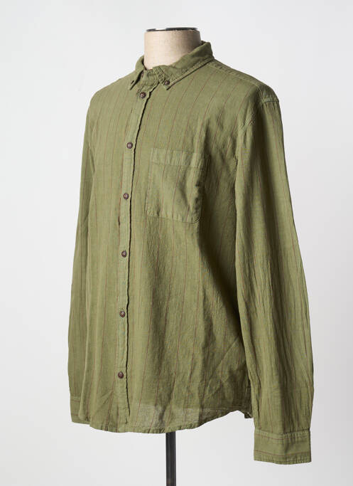 Chemise manches longues vert ELEMENT homme