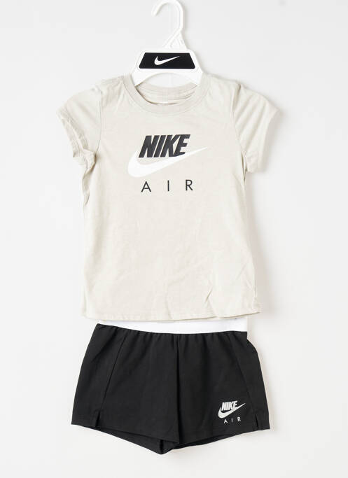 Ensemble short gris NIKE pour fille