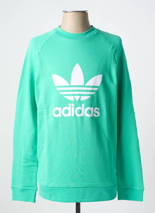 Sweat-shirt bleu ADIDAS pour homme