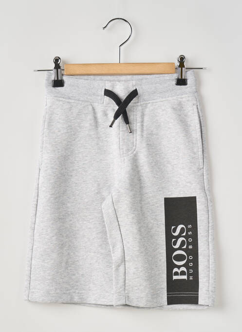 Bermuda gris HUGO BOSS pour garçon