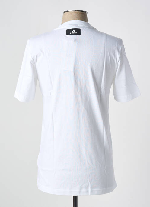 T-shirt blanc ADIDAS homme