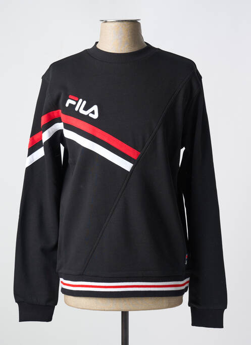Sweat-shirt noir FILA pour homme