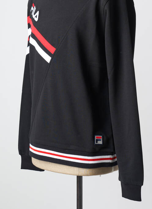 Sweat-shirt noir FILA homme