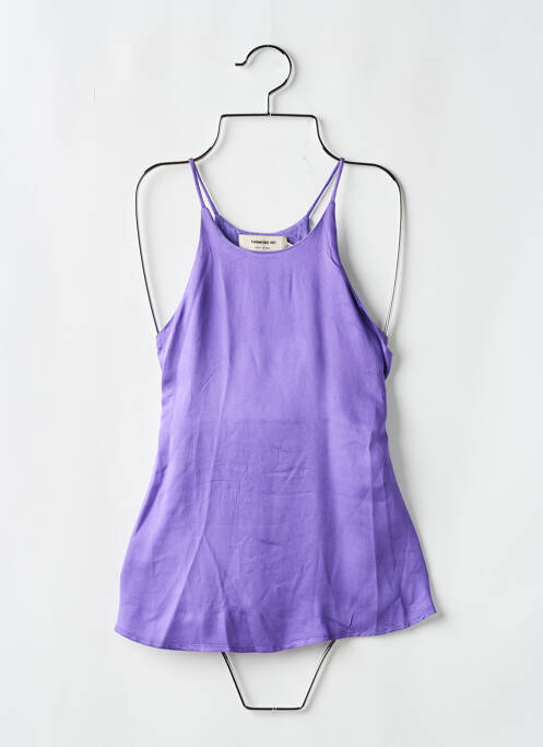 Top violet THINKING MU pour femme