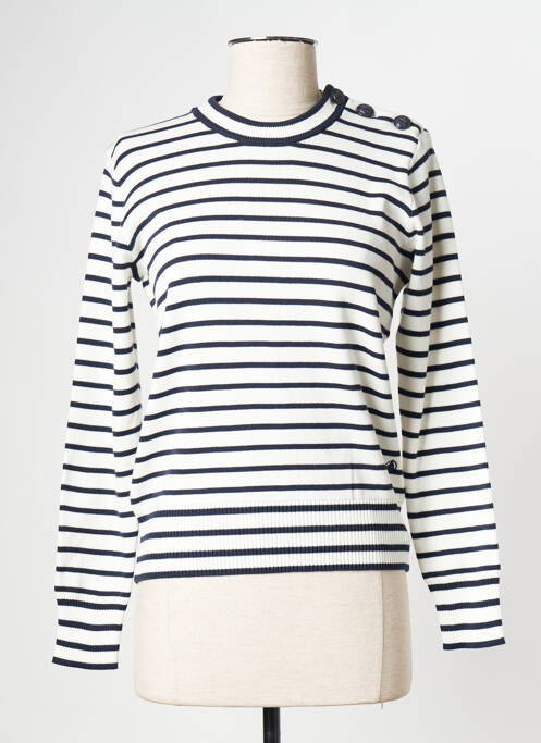 Sweat-shirt blanc PETIT BATEAU pour femme